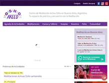 Tablet Screenshot of oshoakeed.com.ar